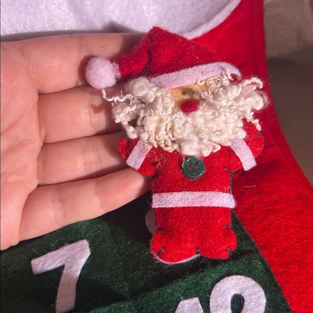 Christmas Countdown Stocking - Picture 4 of 5
